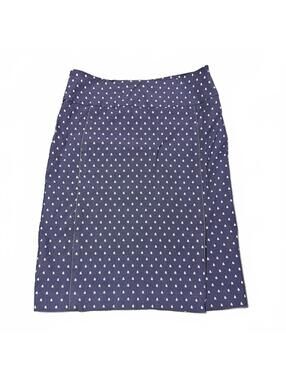 Margaret M Women's Small Navy Blue Pencil Skirt Nautical Sailboats Classy